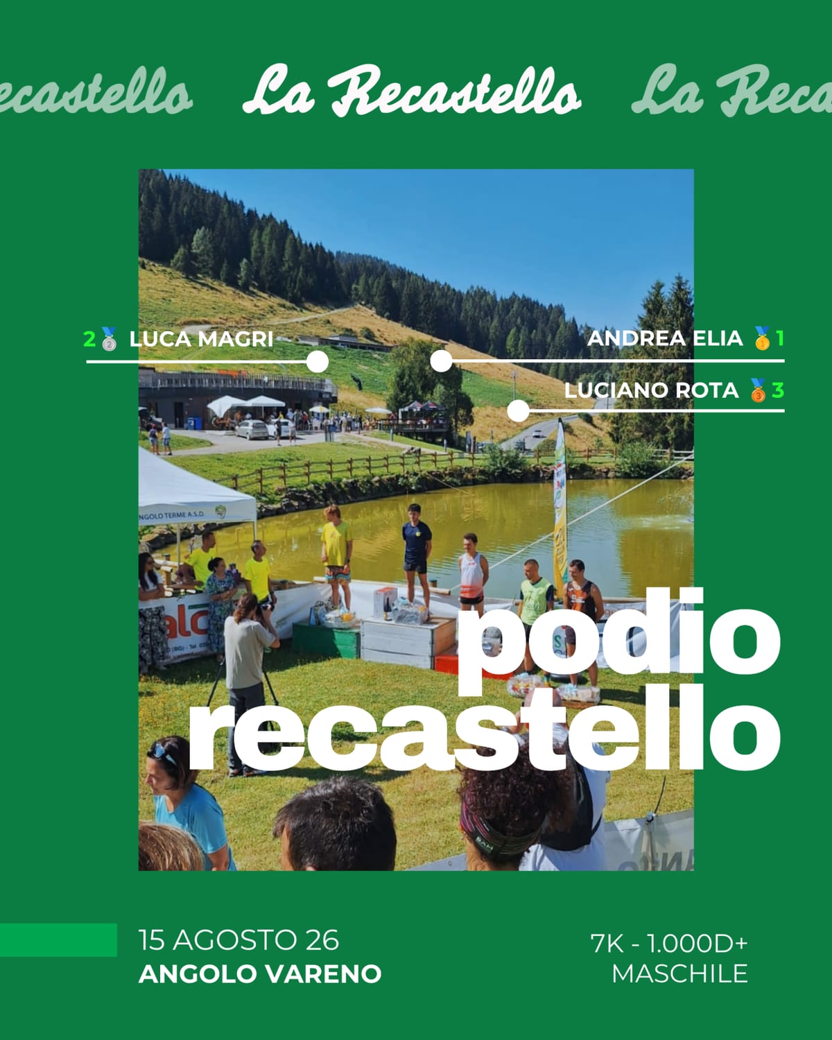 Angolo Vareno — Poker della Montagna, 2ª prova (15 agosto)
